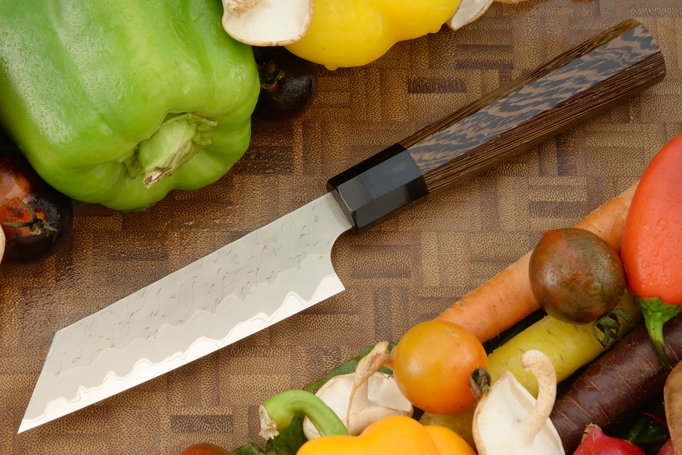 Utility/Slicing Knife (Kiritsuke Petty) - 5-1/2 in. (120mm) - Aogami Super Carbon San Mai