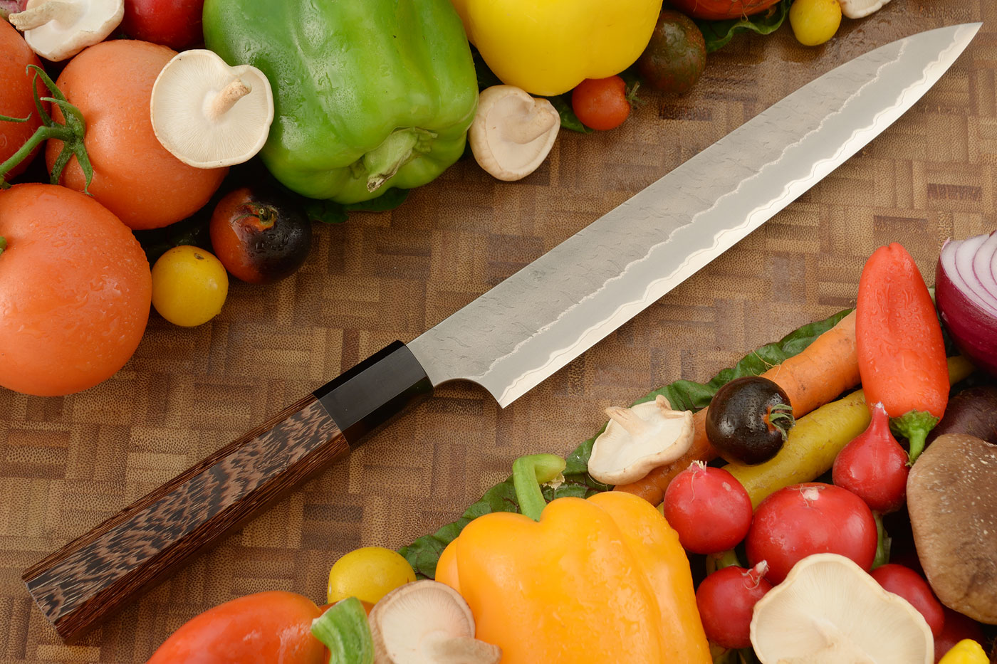 Slicing Knife (Sujihiki) - 9-1/2 in. (240mm) - Aogami Super Carbon San Mai
