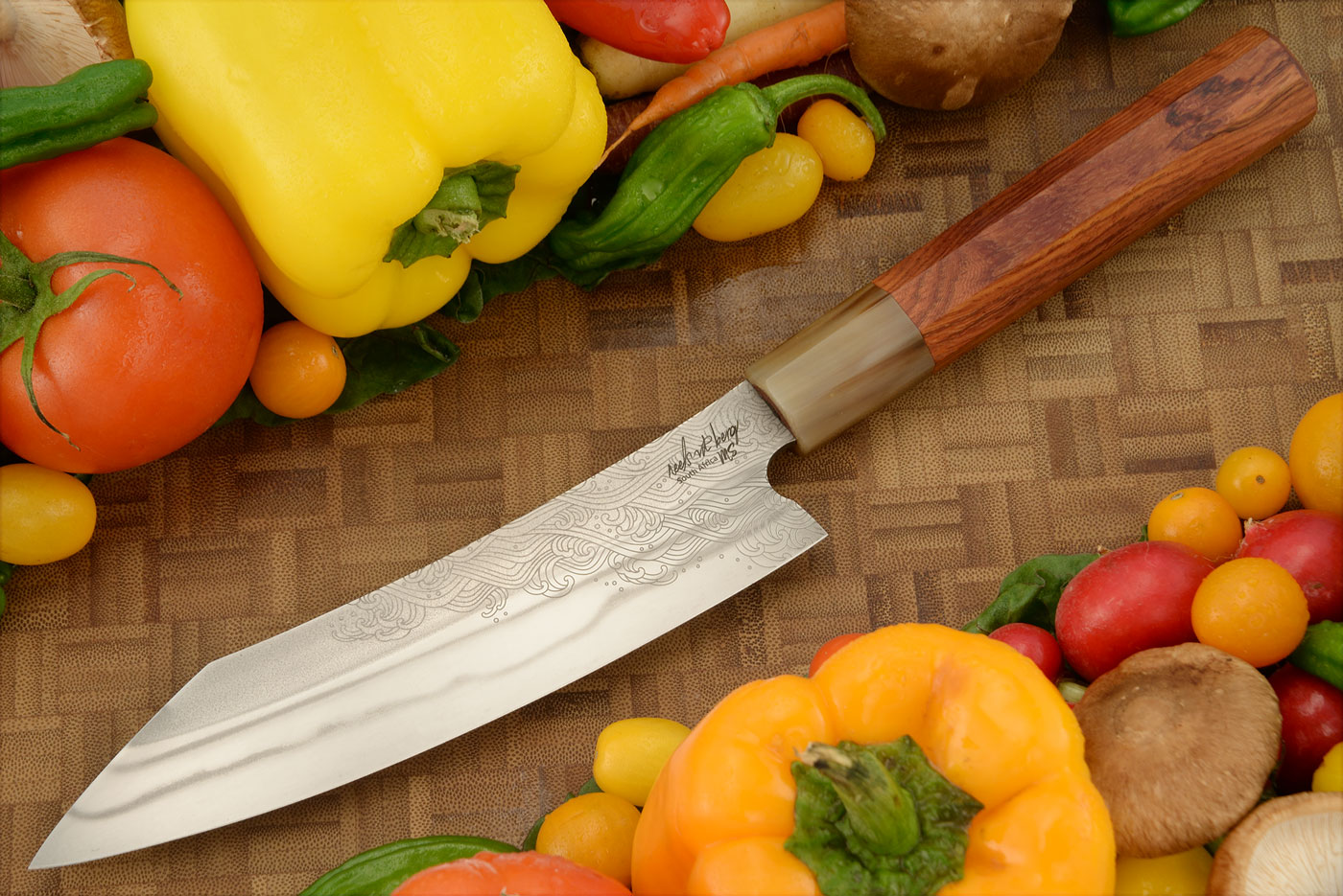 Chef's Knife (7 in.) with Ironwood and Buffalo Horn
