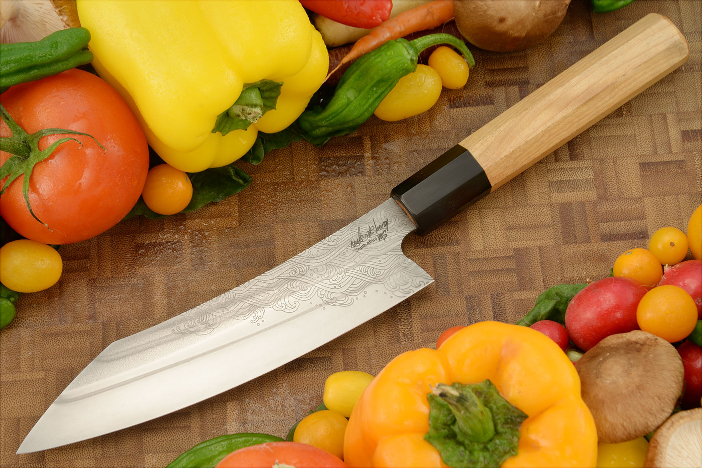 Chef's Knife (7 in.) with Maple and Buffalo Horn