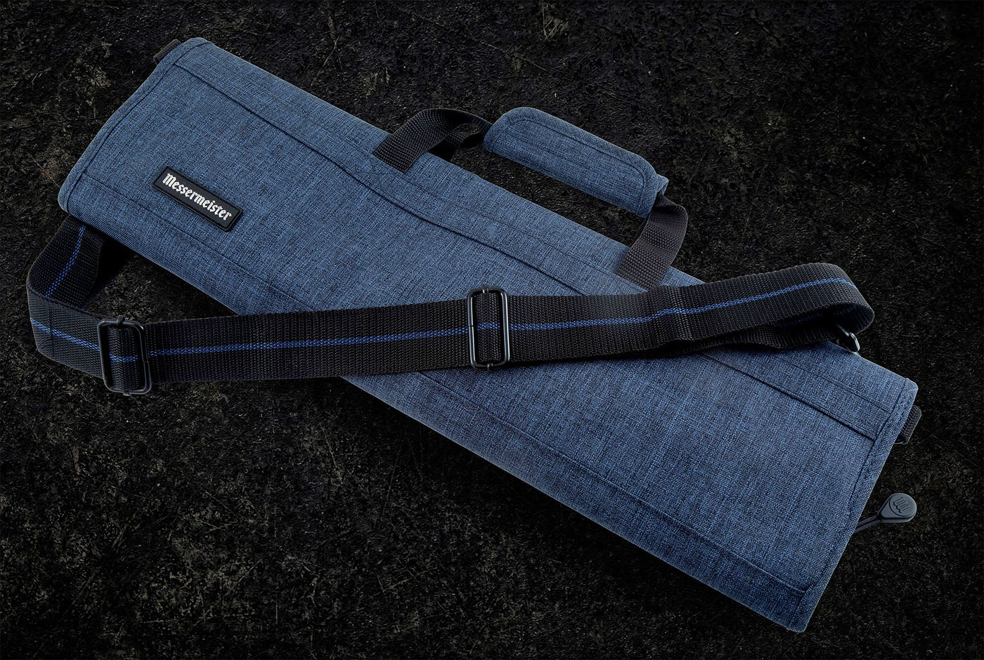 8 Pocket Knife Roll, Preservation Heather Navy (3088-8/N)