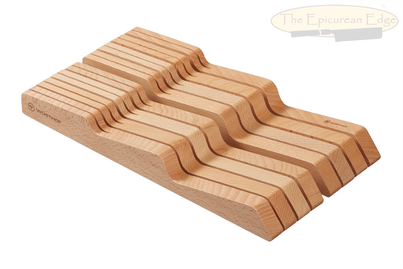 In-Drawer Storage Tray, Wide, Beechwood, 14 Slots (2159621401)