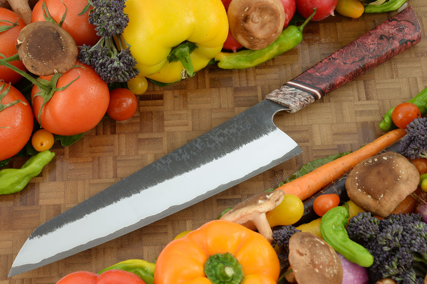 San Mai Chef's Knife (9-1/4 in.) with Maple Burl