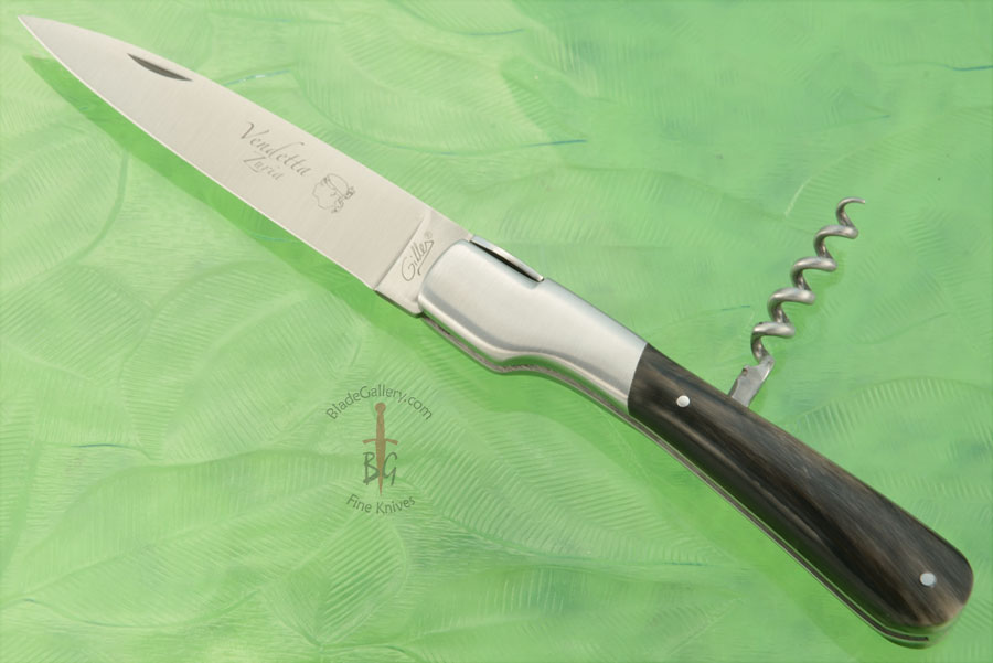 Vendetta Corsican Slipjoint Folder with Horn Tip