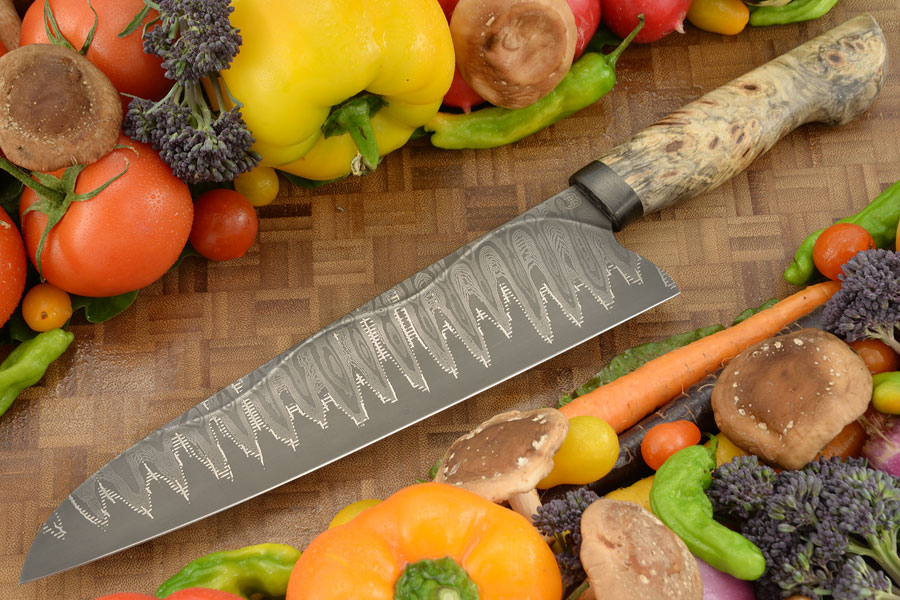 Go Mai Chef's Knife (9-2/3 in.) with California Buckeye Burl