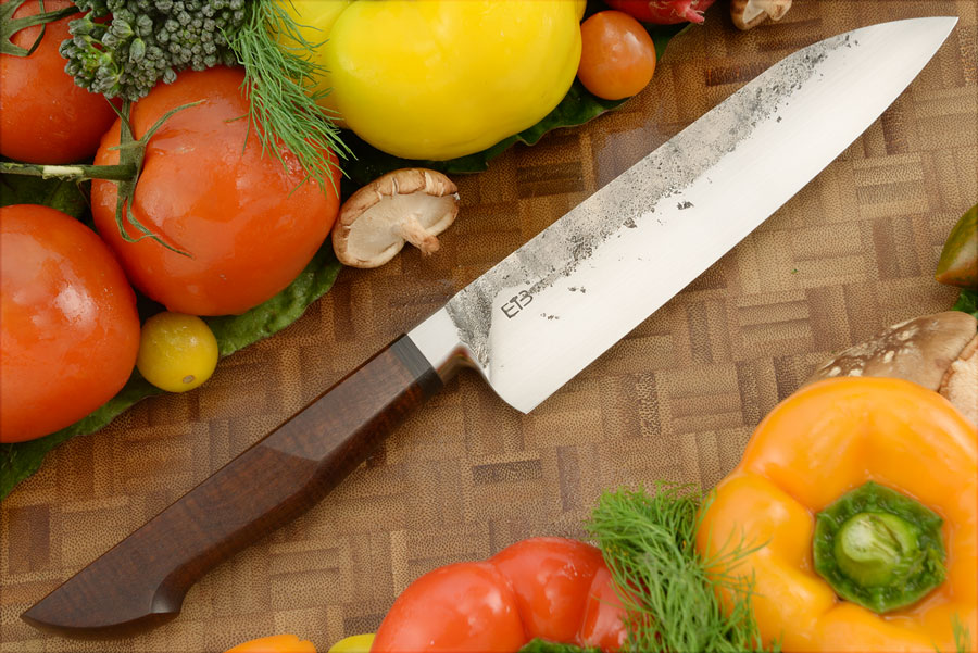 Brut de Forge Integral Utility Knife (6-2/3 in) with Ringed Gidgee