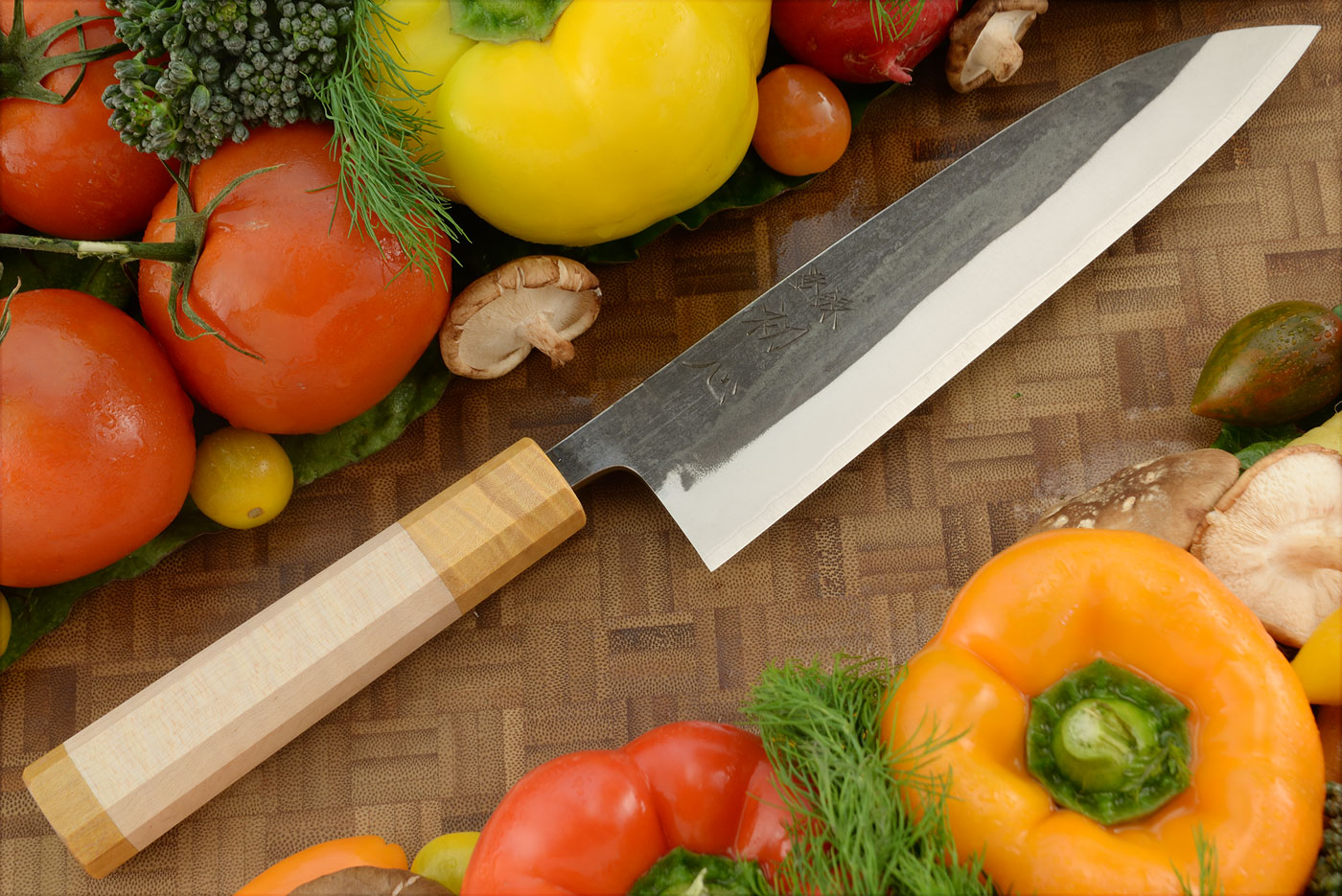 Chef's Knife (Gyuto) - 7-1/8 in. (180mm) - Shirogami Carbon