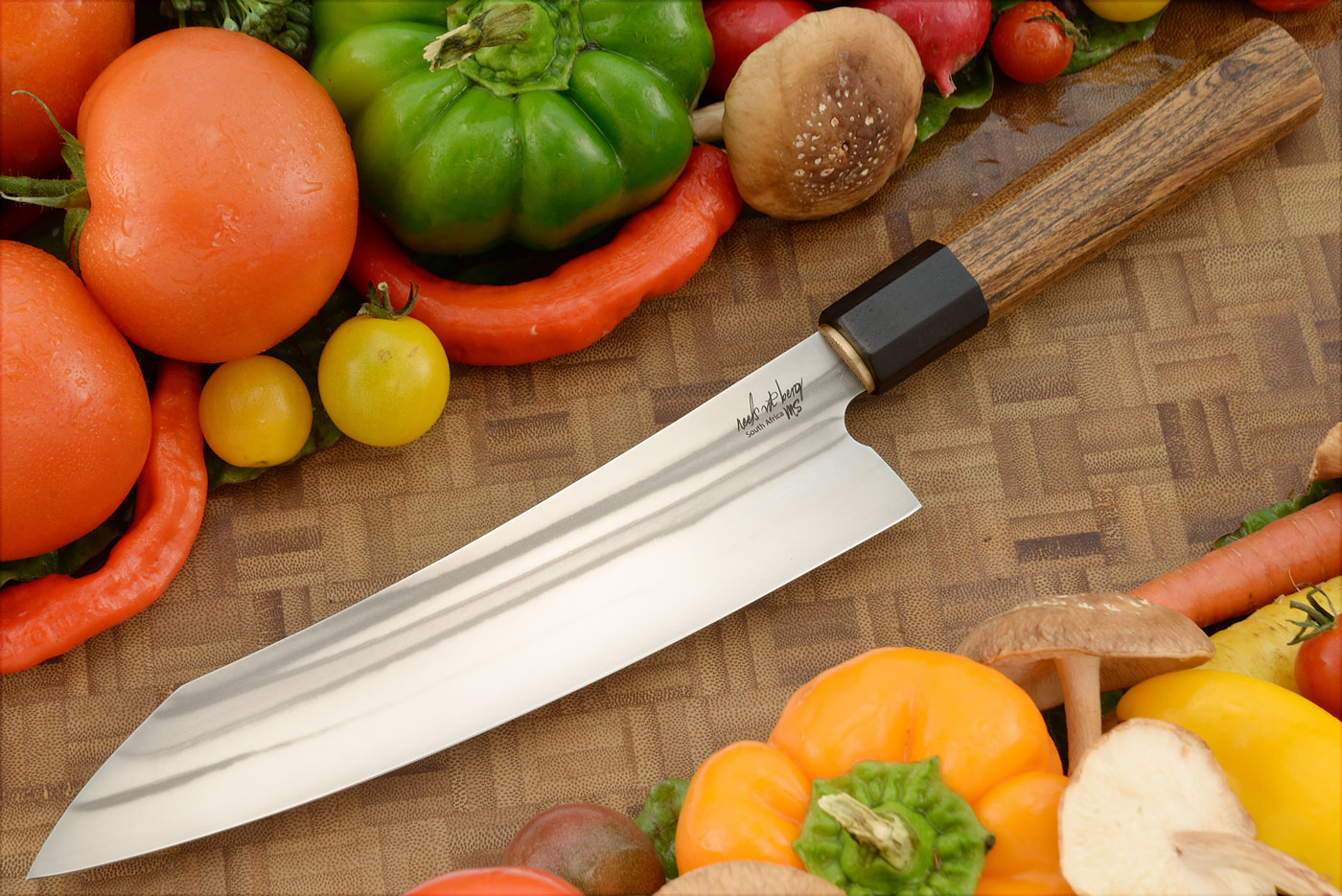 Chef's Knife (8 in.) with Sandlewood and African Blackwood - W2