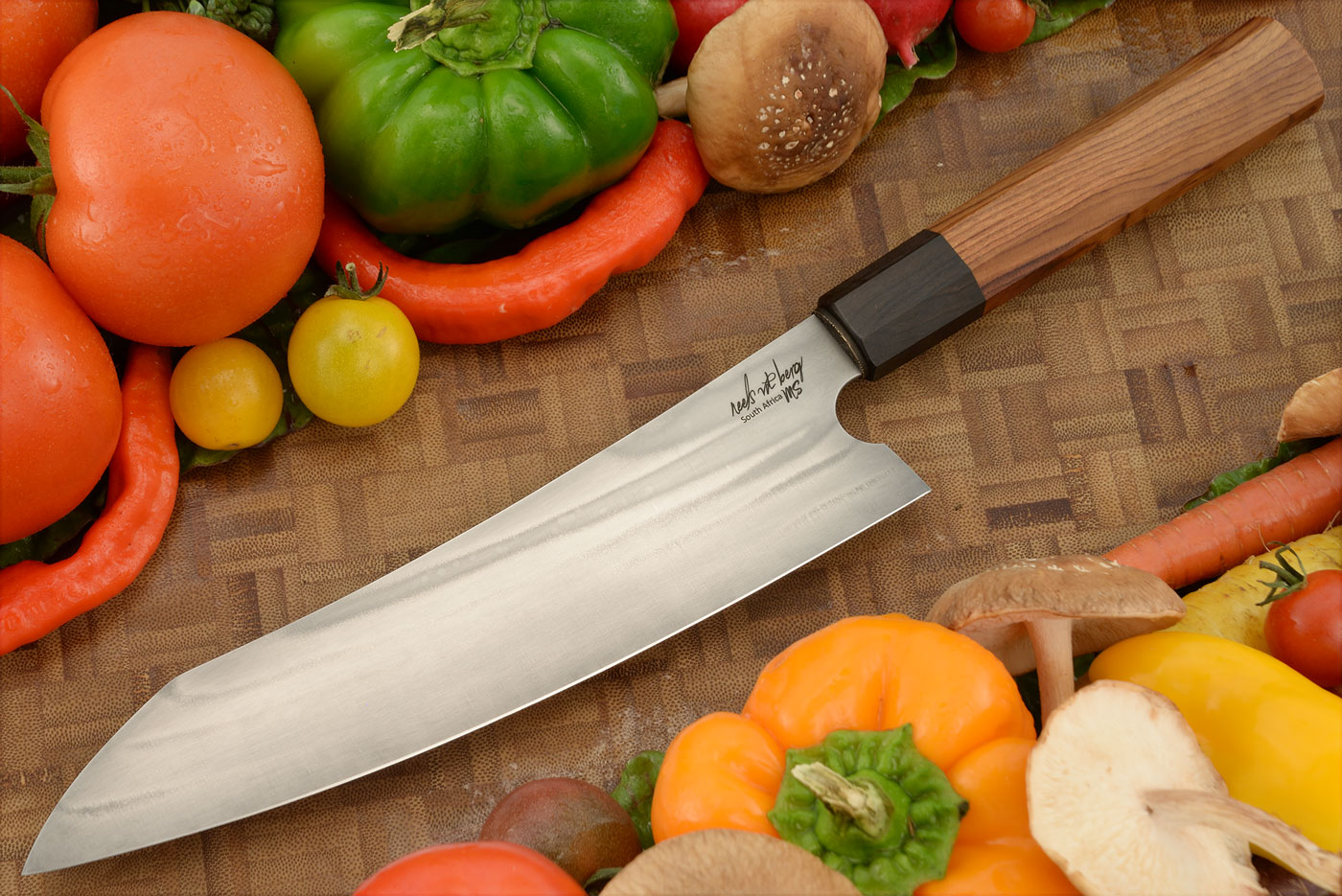 Chef's Knife (8 in.) with Sandlewood and African Blackwood - W2