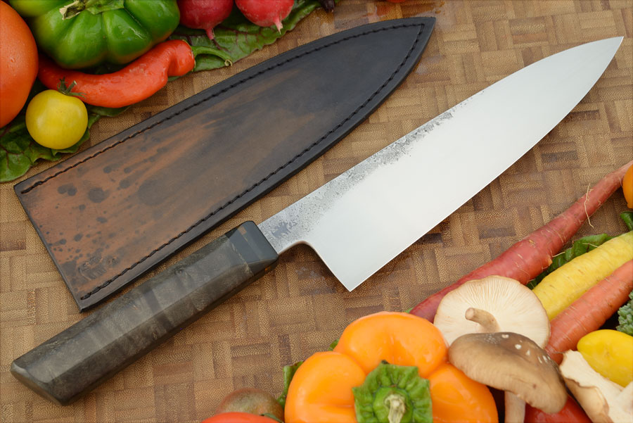 Chef's Knife (8-3/4 in.) with Curly Maple