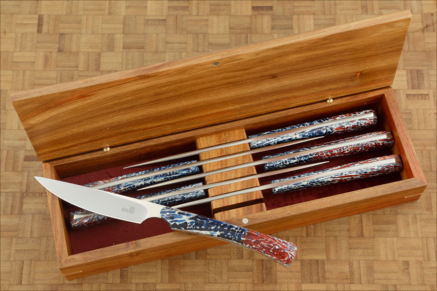Steak Knife Set (6) with Kudu Horn