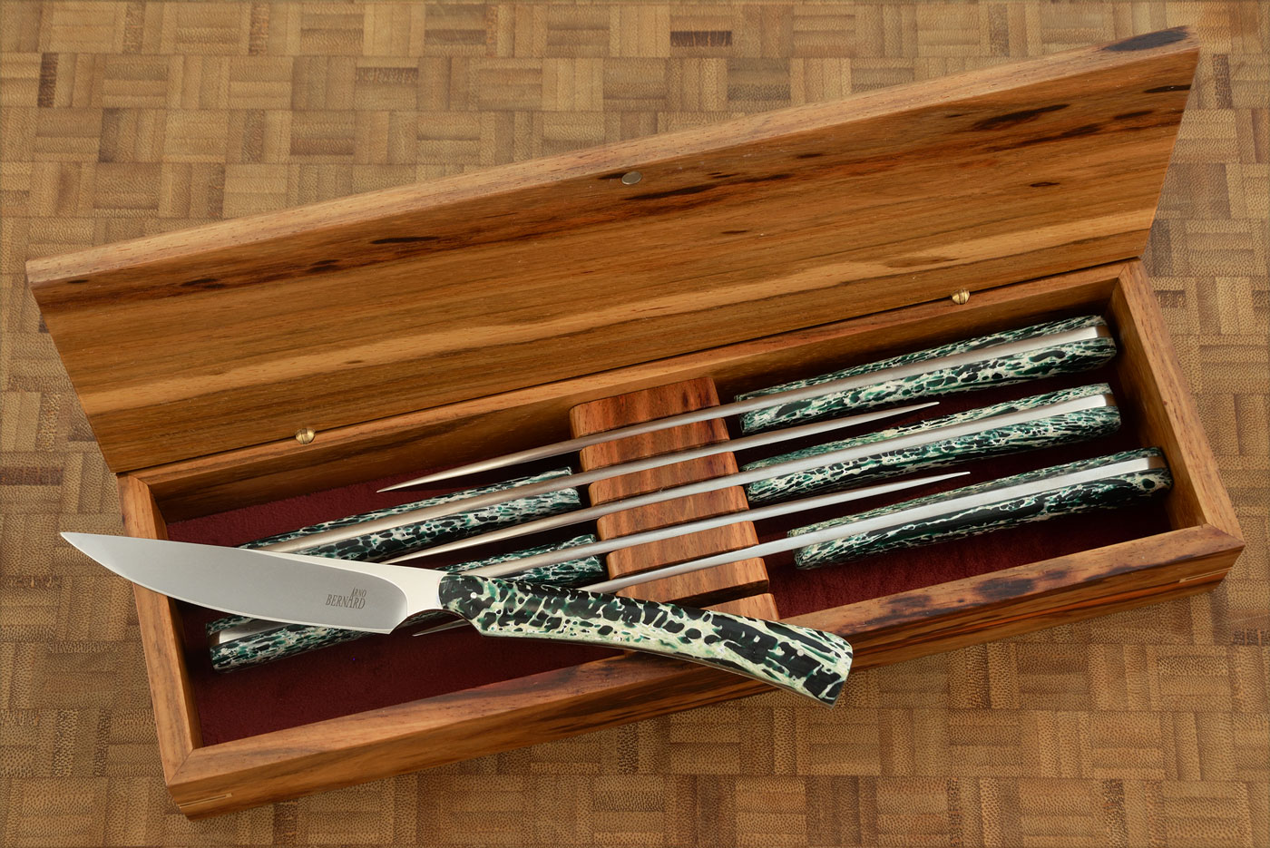 Steak Knife Set (6) with Kudu Horn
