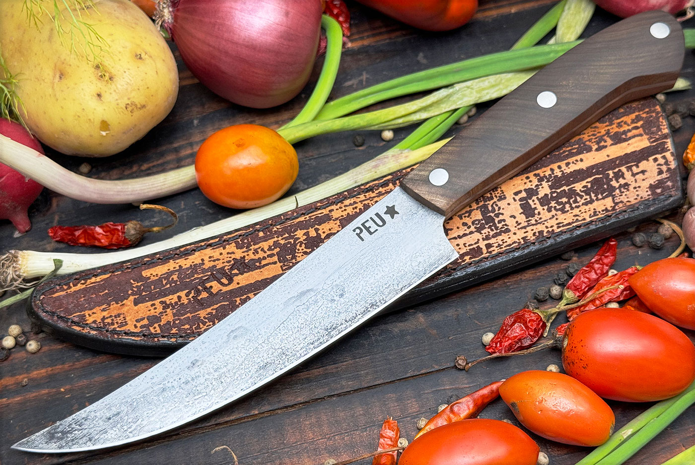 Upswept Boning/Fillet Knife (150mm) with Lapacho and O2 Carbon Steel