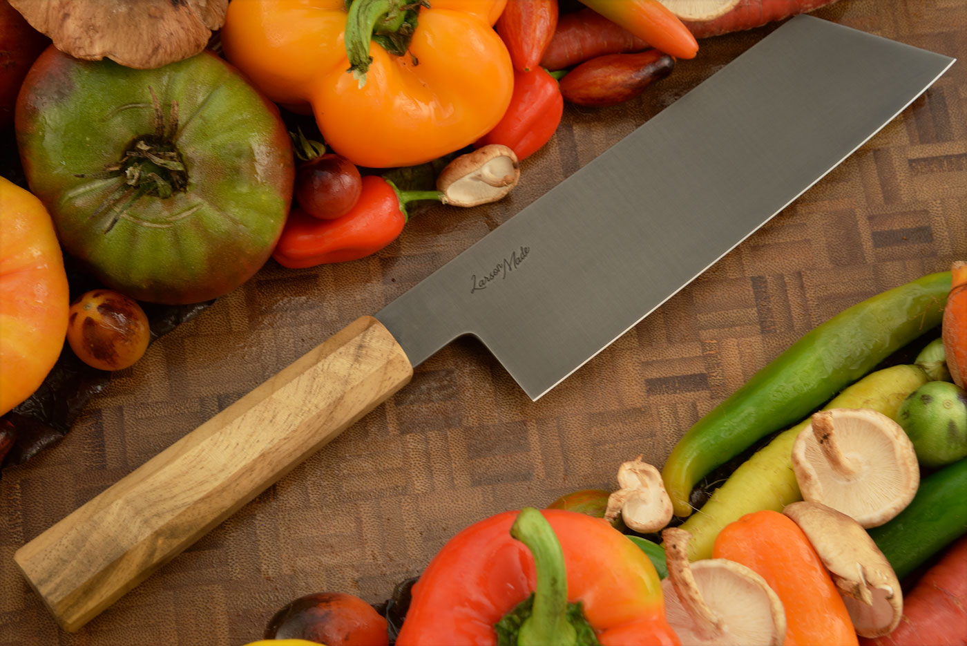 Chef's Knife (Bunka) with Myrtle - 26C3 Carbon