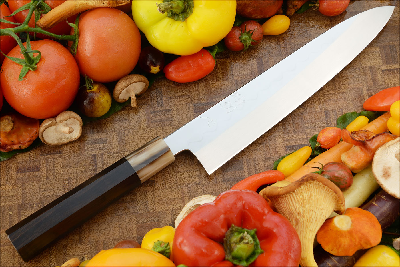 Chef's Knife (Gyuto) - 9-1/2 in. (240mm) - Shirogami 3 Carbon Honyaki