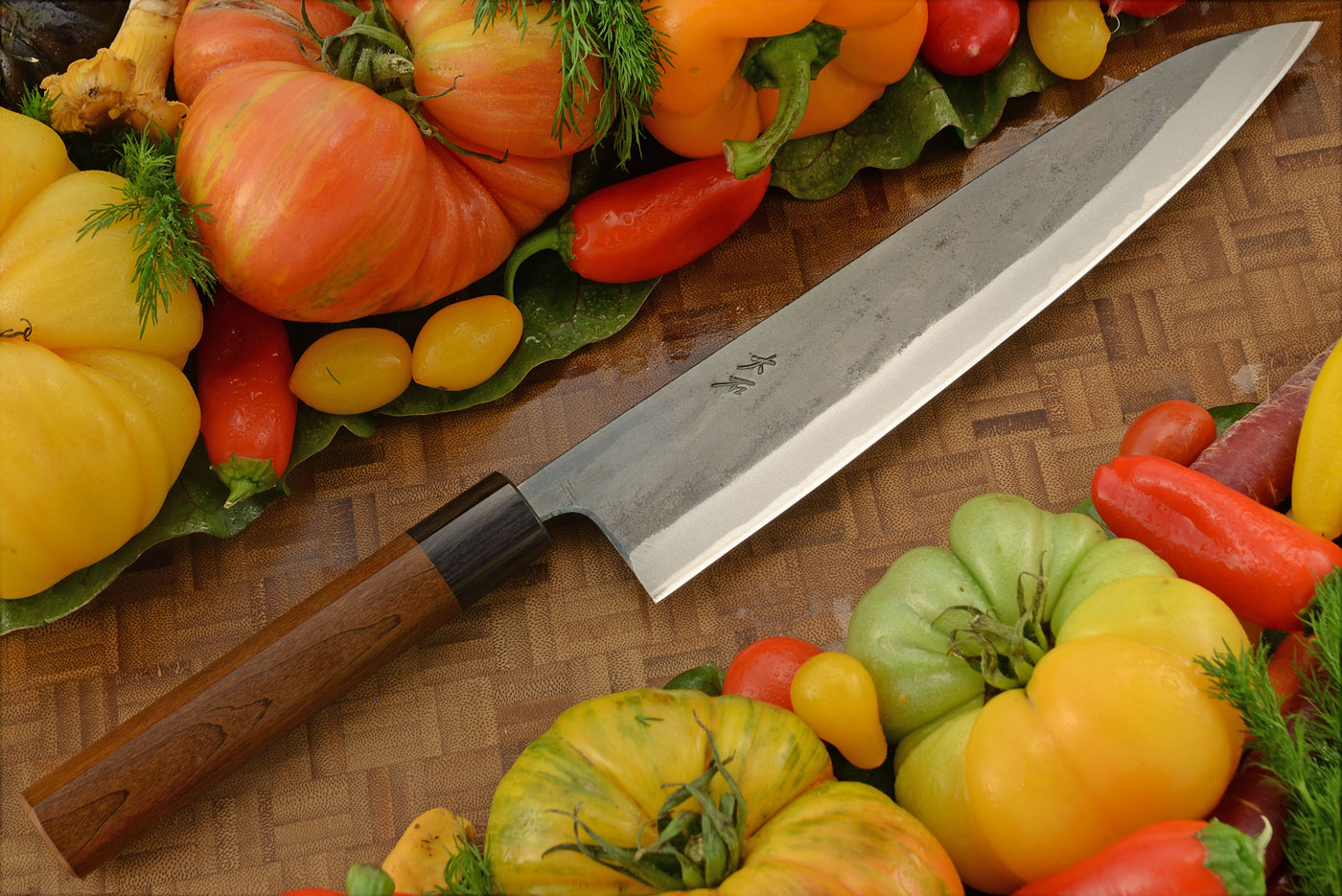 Chef's Knife (Gyuto) - 9-1/2 in. (240mm), Shinogi Handle