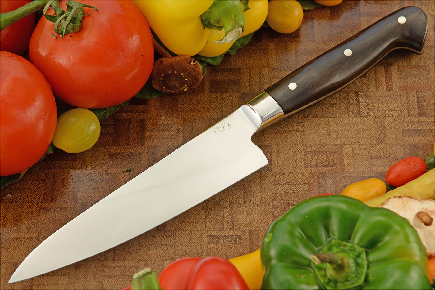 Integral Chef's Knife/Gyuto (6-1/3 in.) with African Blackwood - 52100