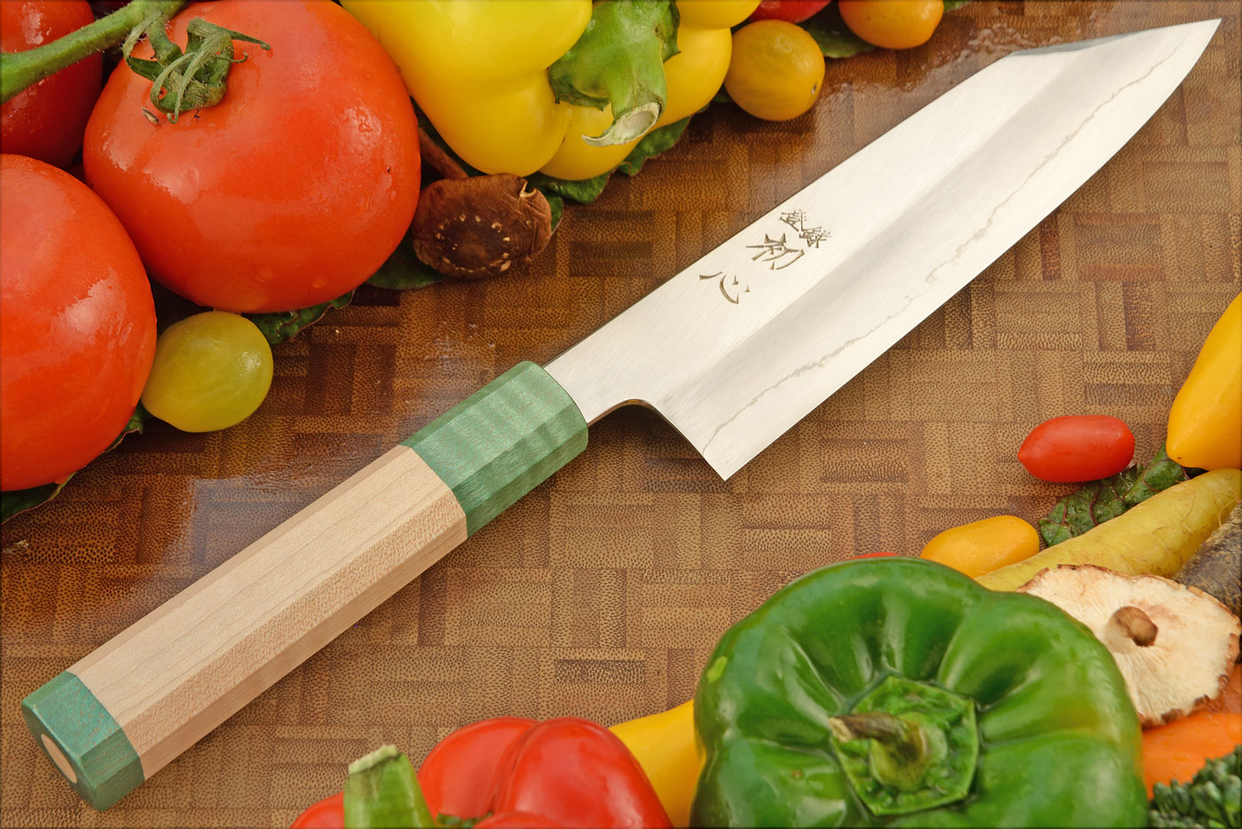 Chef's Knife (Bunka) - 7-1/8 in. (180mm) - Ginsan Stainless San Mai