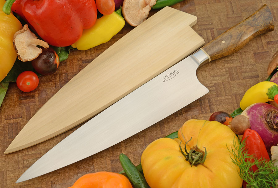 Integral Chef's Knife (9-1/2 in.) with Teak Burl  - 52100