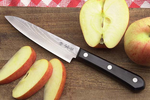 Kansui Ink Pattern Fruit Knife - Suminagashi Fruit Hocho - 5 in.