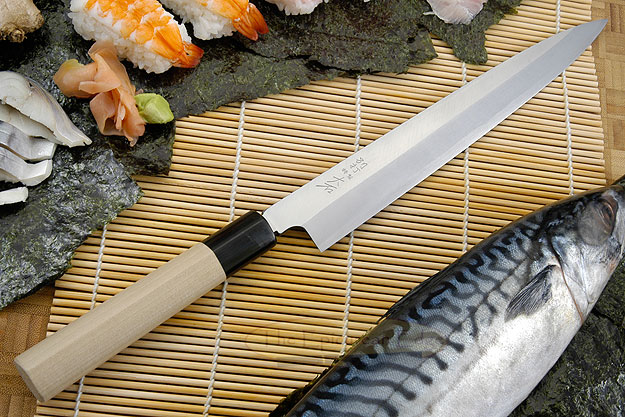 28cm Kitchen Sashimi Blade Sushi Fish Premium Hand Made Forged Chef IJA 