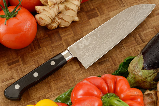 Ryusen Damascus Chef's Knife - Santoku - 7 in. (170mm)