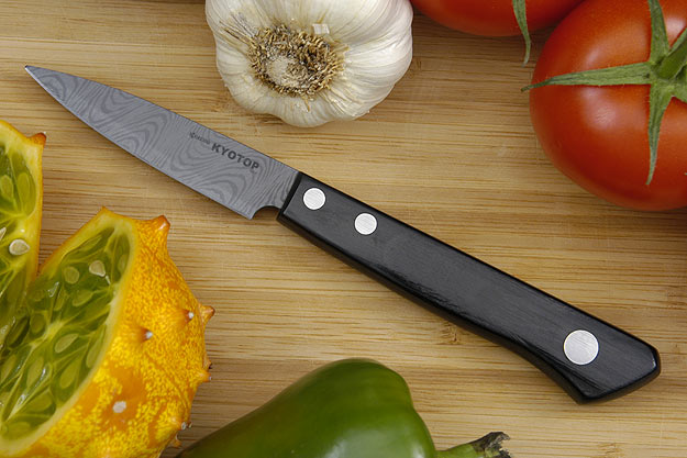 Kyocera Kyotop Ceramic Damascus Paring Knife - 3 in. (KT-075-HIP-D)