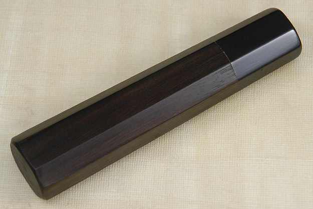 Handle (Macassar Ebony and Buffalo Horn) -- Deba 165mm