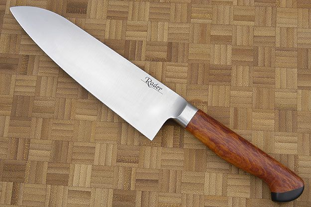 Santoku with Sheoak Burl