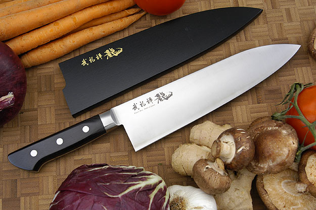 Bu-Rei-Zen (Blazen) Chef's Knife, Heavy - Gyuto Deba - 9 1/2 in. (240mm)
