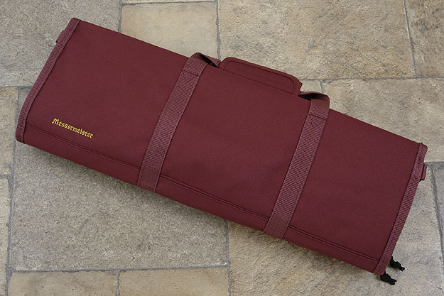 12 Pocket Knife Roll, Burgundy (2066-12/BU)