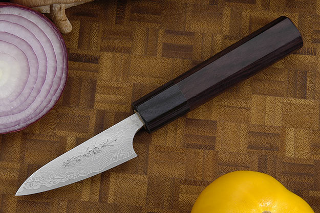 Asai Damascus Paring Knife (Petty) - 3 in. (75mm)