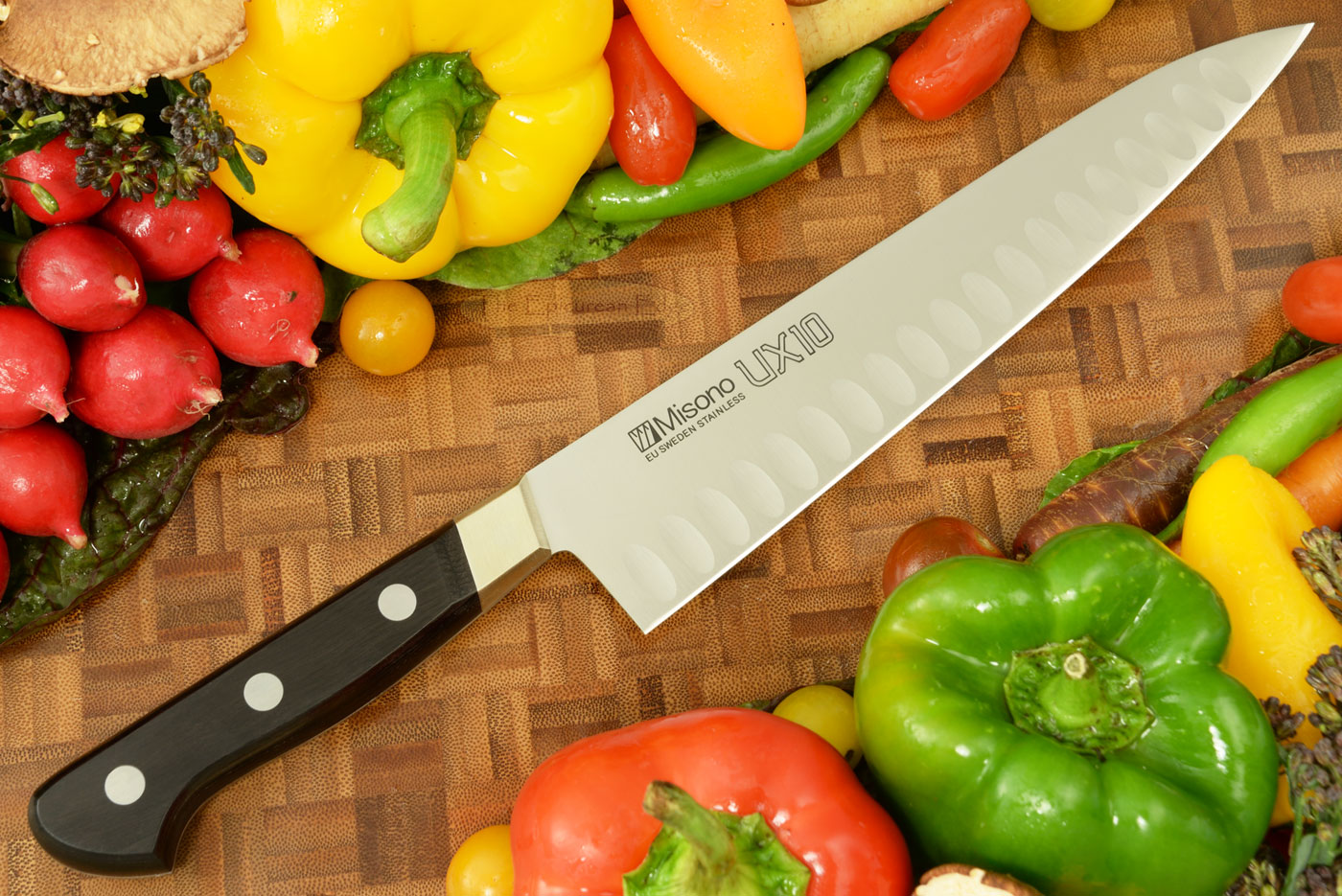 UX10 Chef's Knife - Gyuto, Granton Edge - 8 1/4 in. (210mm) - No. 762 by Misono