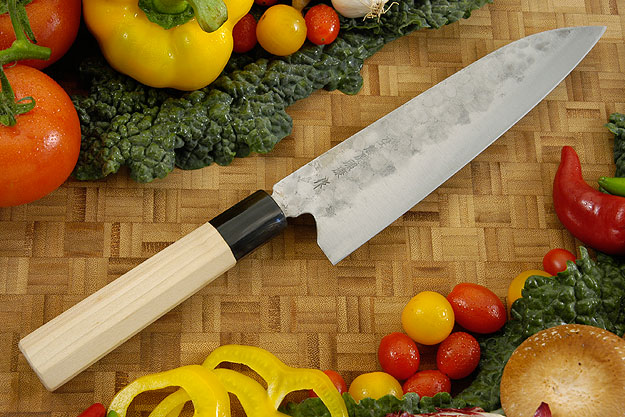 Maboroshi no Meito Chefs Knife - Gyuto, Traditional with Finger Rest - 210mm (8 1/4 in.)