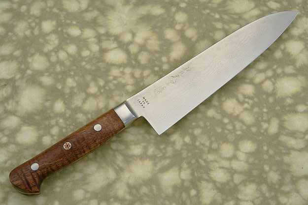 Western Chef's Knife - Gyuto - 180mm (7-1/4 in) - with Koa, Suminagashi