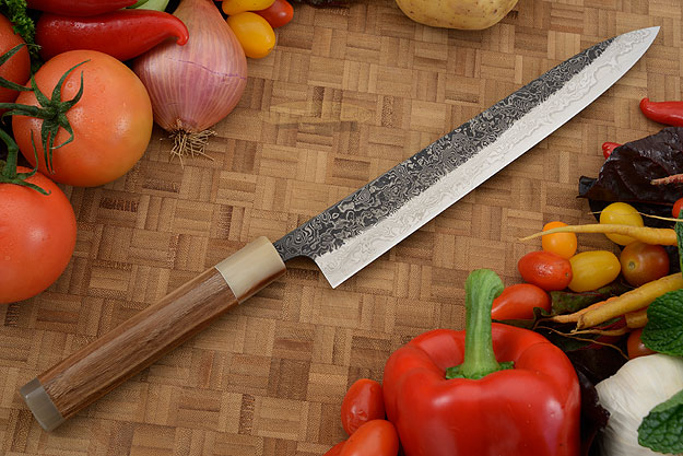 Damascus SLD Slicing Knife - Sujihiki - 9-1/2 in. (240mm)