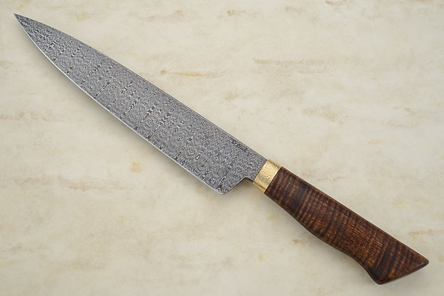 Damascus Chef's Knife (9 1/4 in.) with Curly Koa
