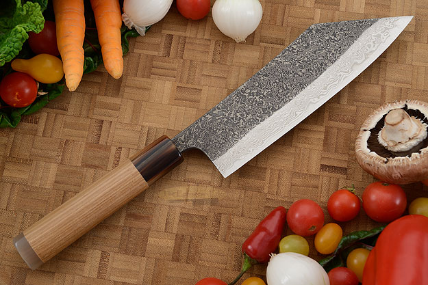 Damascus SLD Chef's Knife - Hakata Santoku - 7-1/8 in. (180mm)