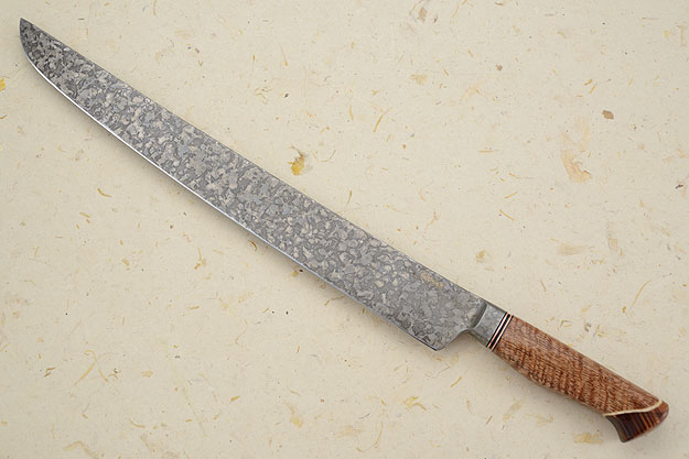 Slicing Knife with Curly Mango, Koa and Box Elder (13-1/2 in)