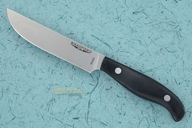 Gatsby Steak Knife with Black Canvas Micarta