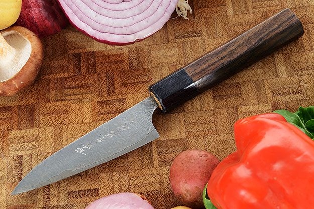 Asai Damascus Paring Knife (Petty) - 3-3/4 in. (95mm)