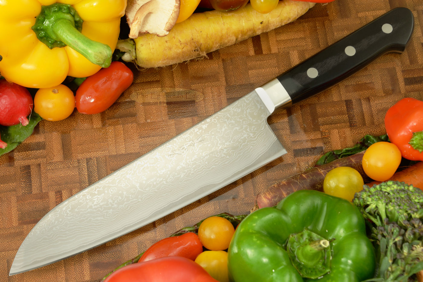 Damascus Chef's Knife - Santoku - 7 1/8 in. (180mm)