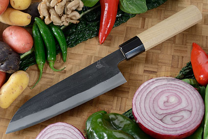 Chef's Knife (Santoku) - 7-1/8 in. (180mm) - Shirogami 2