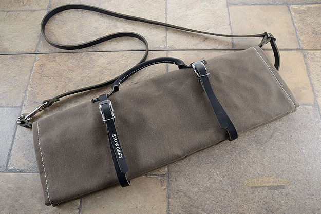 13 Pocket Knife Roll, Saddle