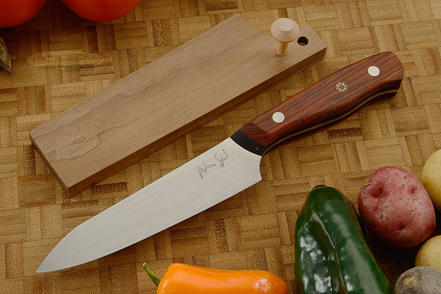 Utility Knife with Cocobolo and Black G10 (5 in.)