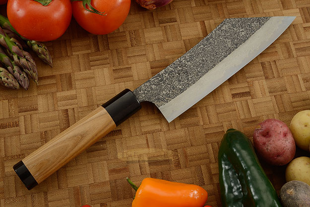 Damascus SLD Chef's Knife - Hakata Santoku - 7-1/8 in. (180mm)