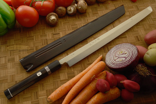 Mizu-Honyaki Slicing Knife - Takohiki, Octopus Slicer, 330mm (13 in)