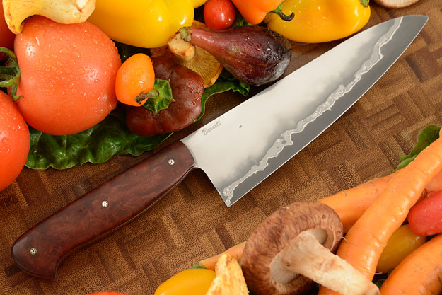 San Mai Chef's Knife (6.4 in) with Jarrah Wood