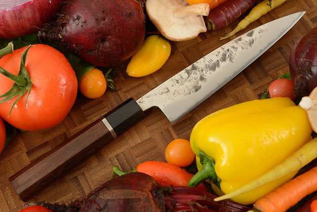 Slicing Knife (Petty) - Tsuchime Shirogami #1 (Carbon Steel) - 6 in. (150mm)