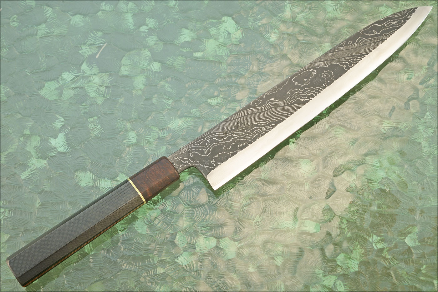 Half Twist Suminagashi (River Jump) Chef's Knife - Gyuto - 10-2/3 in. (270mm)